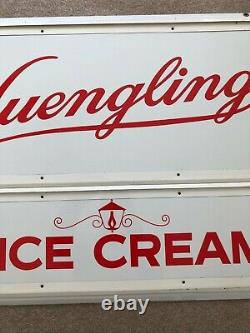 Very Rare Vintage Original Yuengling's Finer Ice Cream Metal Sign