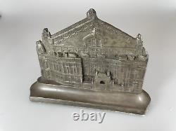 Very Rare Vintage Souvenir Building Metal Paris Opera House Model Replica