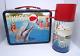 Vintage 1966 Metal Pinball Lunch Box With Original King Seeley Thermos Rare