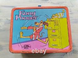 Vintage 1975 Hong Kong Phooey Lunchbox VERY RARE Collectible 1970s 70s