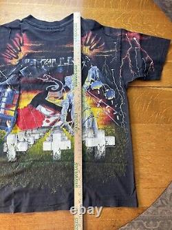 Vintage 1991 Metallica AOP All Over Print Brockum Wild Oats Rare Men's Size XL