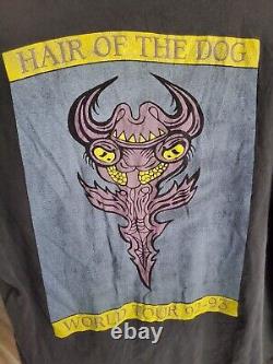 Vintage 1992 Warrant Dog Eat Dog Brockum Size XL T-Shirt Rare Hair Band Metal