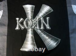 Vintage 1998 Korn Long Sleeve Jersey Shirt Giant Merch NOS Rare Nu-Metal