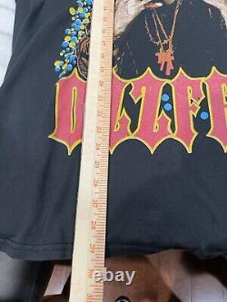 Vintage 1998 Ozzfest Ozzy Osbourne T Shirt Mens XL Black Grail Rare Metal Band