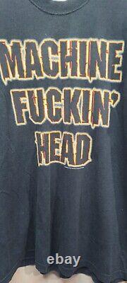 Vintage 2000 Heavy Metal Band MACHINE HEAD T-Shirt 2 sided! Rare, 