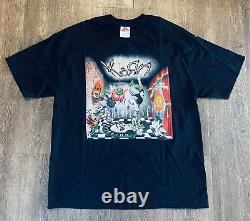 Vintage 2002 Korn Untouchables Rock Metal Band T Shirt Black Rare XL