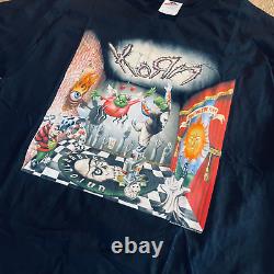 Vintage 2002 Korn Untouchables Rock Metal Band T Shirt Black Rare XL