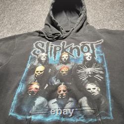 Vintage 2004 Slipknot ERA VOL. 3 Double Sided Hoodie Men Sz XXL Black Rare Metal
