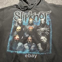 Vintage 2004 Slipknot ERA VOL. 3 Double Sided Hoodie Men Sz XXL Black Rare Metal