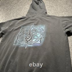 Vintage 2004 Slipknot ERA VOL. 3 Double Sided Hoodie Men Sz XXL Black Rare Metal