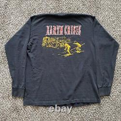 Vintage 90s Earth Crisis New York Hardcore Metal Band T Shirt Mens XL Rare