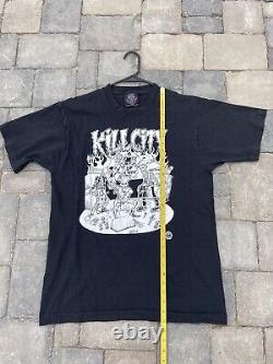Vintage 90s Lip Service Los Angeles Kill city Punk Metal Rock Band Shirt RARE