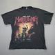 Vintage 90s Manowar Kings Of Metal T Shirt Mens L Rare Metal Band Vtg Faded