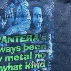 Vintage 90s Pantera SKULL Skeleton Shirt Heavy Metal XL RARE