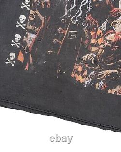 Vintage 90s Rob Zombie Hellbilly Deluxe Rare Metal Band Shirt Large Black