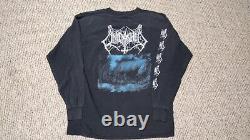 Vintage 90s US Tour Unleashed Retro Rare Death Long Sleeve T Shirt XL Metal