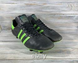 Vintage Adidas Penarol 70S Made In France Black Green Very Rare Retro Shoes