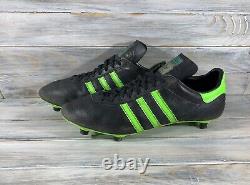 Vintage Adidas Penarol 70S Made In France Black Green Very Rare Retro Shoes