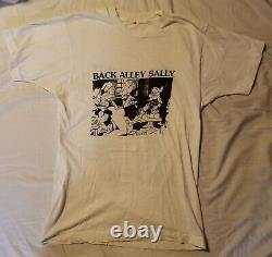 Vintage Back Alley Sally Extremely Rare Lg X Rated T Shirt 90's. Glam Metal Punk