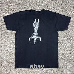 Vintage Bathory Goat Tour T-Shirt 90s Black Metal Rock Band 2001 Rare USA Made