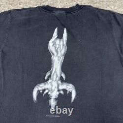 Vintage Bathory Goat Tour T-Shirt 90s Black Metal Rock Band 2001 Rare USA Made