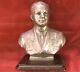 Vintage Bust Yuri Gagarin Metal Sculpture Russian Souvenir Decor Rare Old 20th