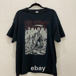 Vintage Cancer Metal Band T-Shirt Sz XL Rare