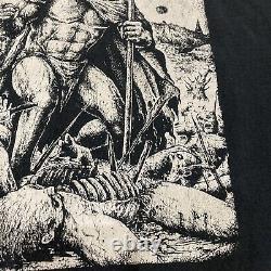 Vintage Cancer Metal Band T-Shirt Sz XL Rare