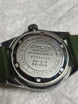 Vintage Citizen Automatic Challenge Diver watch 52 0110 Rare