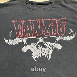 Vintage Danzig Misfits Metal Band Promo Tour Shirt RARE