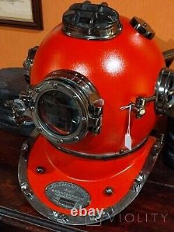 Vintage Diving Helmet Navy Divers Scuba Deep Sea Marine Gift Big Rare 20th
