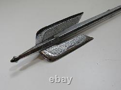 Vintage Dragon Bird Hood Ornament Emblem Trim Badge Decal Metal Deco Unique Rare