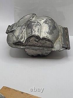 Vintage Elephant Metal Hinged Rare Medium Animal African Chocolate Mold