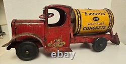 Vintage Emmet Toy 1929-31 Concrete Mixer Truck Rare