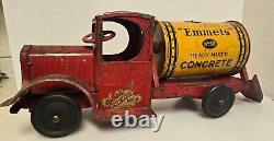 Vintage Emmet Toy 1929-31 Concrete Mixer Truck Rare