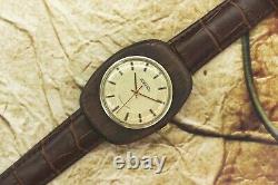 Vintage Exclusive Watch Raketa 19j 2609 Wooden Case Watch USSR Men's Rare Watch