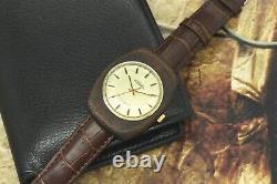 Vintage Exclusive Watch Raketa 19j 2609 Wooden Case Watch USSR Men's Rare Watch