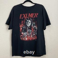 Vintage Exumer Metal Band T-Shirt Designed by Scott Jackson Sz XL Rare