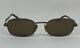 Vintage Giorgio Armani 671 1029 Small Brown Sunglasses Italy Rare Metal/glass