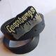 Vintage Goosebumps Rare Glow In The Dark Metal Belt Buckle + Rubber Belt Unisex