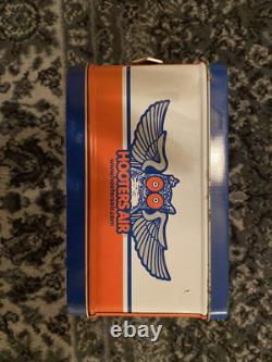 Vintage HOOTERS AIR Metal Tin Lunchbox With Thermos Rare