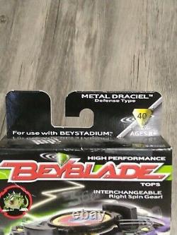Vintage Hasbro Old Generation G1 Beyblade Metal Draciel Defense Sealed New RARE