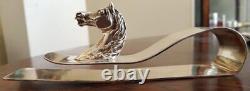 Vintage Hermès Paperweight Silver Metal Horse Head France Marked Rare Old 20th