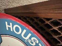 Vintage Houston Oilers NFL 14 Metal Beer Serving Bar Tray Football 1970s RARE