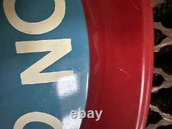 Vintage Houston Oilers NFL 14 Metal Beer Serving Bar Tray Football 1970s RARE