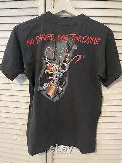 Vintage Iron Maiden No Prayer For The Dying 1990 M T Shirt Heavy Metal RARE