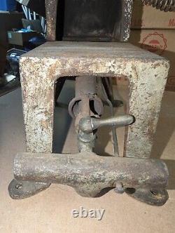 Vintage Johnson Gas Furnace Melt Metal Pot RARE Complete #501 USA 1914 Series B