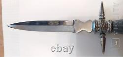 Vintage Knife Dagger Bakelite Handle Metal Old Men's Fixed Steel Rare