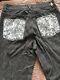 Vintage Lrg Black Denim Iron Maiden Jeans. Size 34 Rare