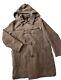 Vintage Loden Coat Size 42/49 Mens Wool 60s Metal Clasp West Germany Rare